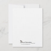 Empreintes dans la carte de réponse au sable (Dos)