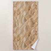 Empreintes dans la serviette de sable - Véritable  (Devant)