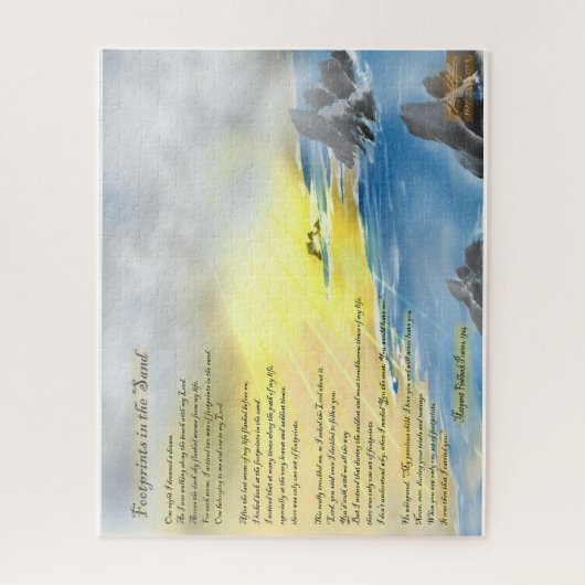 Empreintes dans le puzzle du sable (Vertical)