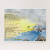 Empreintes dans le puzzle du sable (Horizontal)