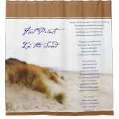 empreintes dans le rideau de douche à sable (Devant)