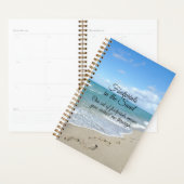 Empreintes dans le Sable Inspirational Christian (Devant avec enveloppe)