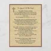 Empreintes Dans Les Cartes De Prière De Sable (Devant)