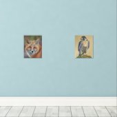 Empreintes de faucon renard et pèlerin (Parquet)