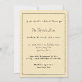 Empreintes de pas aux invitations nuptiales de (Dos)