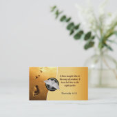 Empreintes de pas chrétiennes de cartes de visite (Debout devant)