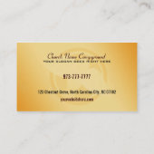 Empreintes de pas chrétiennes de cartes de visite (Dos)