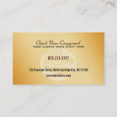 Empreintes de pas chrétiennes de cartes de visite (Dos)