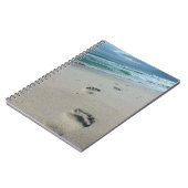 Empreintes de pas dans le carnet de sable (Côté gauche)