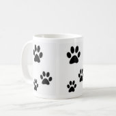 Empreintes de pas de belle tasse de chatons (Devant gauche)