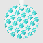 Empreintes de patte Aqua Blue PET NOM Orange Moder (dos)