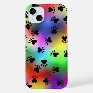 Empreintes de Patte de Chien Arc-en-Ciel