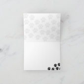 Empreintes de patte de chiot noir Vide (Intérieur)