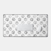 Empreintes de patte de doodle gris (Clavier et souris)