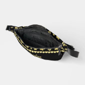 Empreintes de patte dorées sur fond noir avec nom (Ouvrir)
