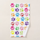 Empreintes de pattes (Serviette à main)