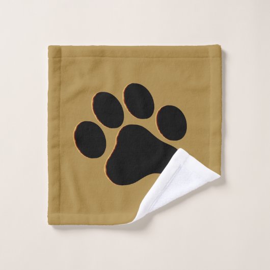 Empreintes de pattes (Gant de toilette)