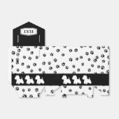 Empreintes de pattes Ballotins Westie (Déplié)