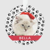 Empreintes de pattes d'animaux de compagnie Rouge  (devant)