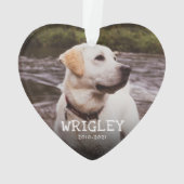 Empreintes de pattes de bois rustique Ornement com (dos)