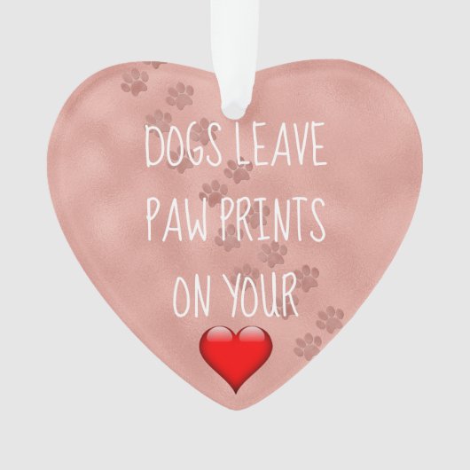 Empreintes de pattes de congé de chiens sur vos (devant)