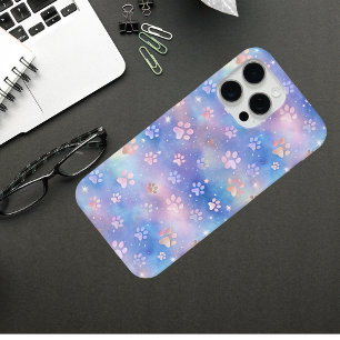 Empreintes de pattes de galaxie pastel – Amoureux