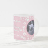 Empreintes de pattes de la Mug Memorial customisé  (Devant droit)