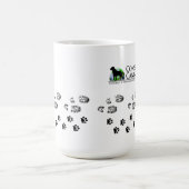 Empreintes de pattes de tasse de conservation et (Centre)