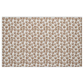 Empreintes de pattes de tissu de chien (Fat Quarter)
