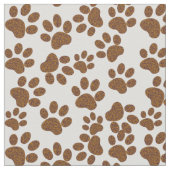Empreintes de pattes de tissu de chien (Détail)