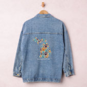 Empreintes de pattes du Michigan Denim Jean Jacket (Hangar)