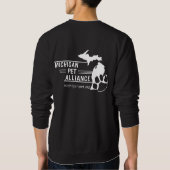 Empreintes de pattes du Michigan Sweatshirt de bas (Dos)
