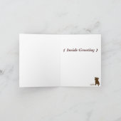 Empreintes de pattes et cercles Cartes de Chien (Intérieur)