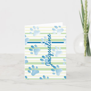 Empreintes de pattes personnalisés vierges à l'int