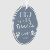 Empreintes de pattes pour toujours dans nos cœurs  (devant)