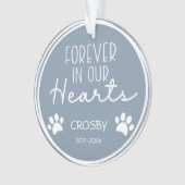 Empreintes de pattes pour toujours dans nos cœurs  (devant)