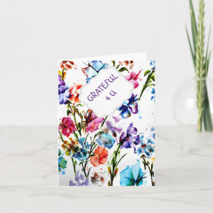 EMPREINTES DE PATTES PUPPY CARTE DE REMERCIEMENT