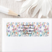 EMPREINTES DE PATTES PUPPY | ÉTIQUETTE DE ADRESSE (En situation)