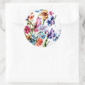 EMPREINTES DE PATTES PUPPY | STICKER ROND (Sac)