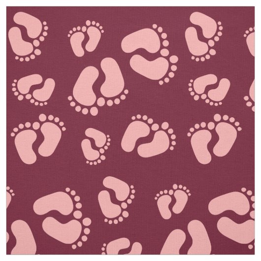 Empreintes de pieds Bébé Pieds Tissu (Échantillon)