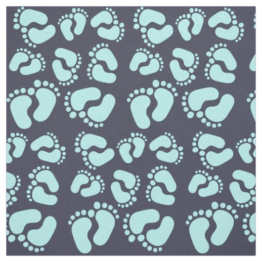 Empreintes de pieds Bébé Pieds Tissu (Échantillon)