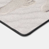 Empreintes de plage dans le sable (Coin)