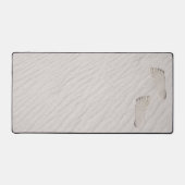 Empreintes de plage dans le sable (Recto)