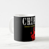 empreintes digitales criminelles Mug (Devant gauche)