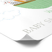 Empreintes digitales de livre d'or de Baby shower  (Coin)