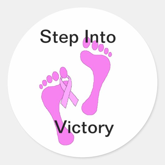 Empreintes du cancer du sein avec Stickers ruban (Devant)