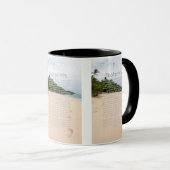 Empreintes Poème 2A Mug à deux tons (Devant droit)