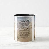 Empreintes Poème Mug à deux tons (Centre)