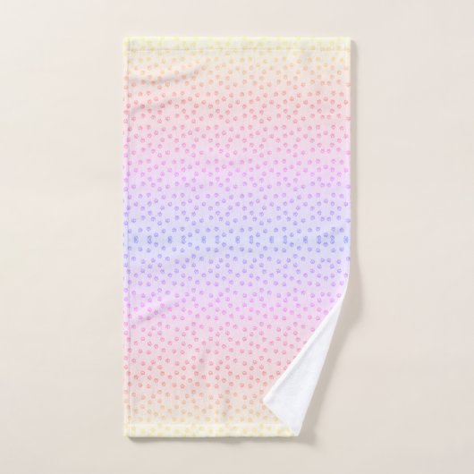 Empreintes Rainbow (Serviette à main)