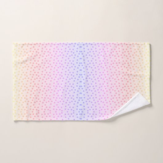 Empreintes Rainbow (Serviette à main)